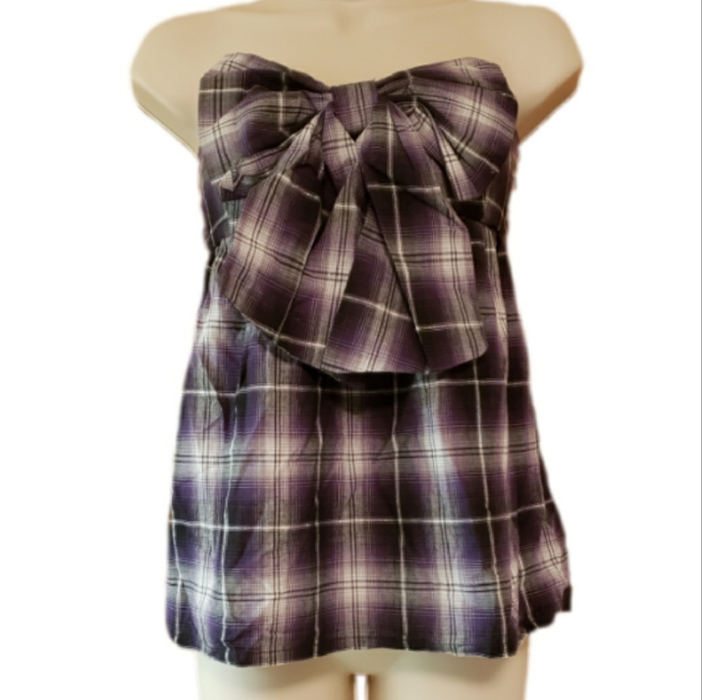 TCEC Strapless Top with a Bow